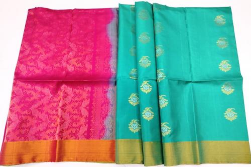 SOFT SILK SAREE WITH BLOUSE